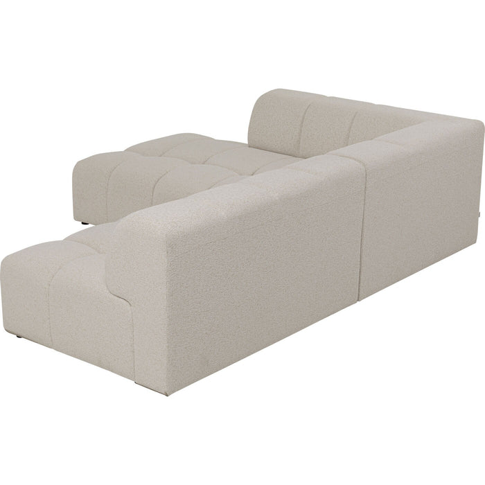 Hoekbank Belami creme links Kare Design