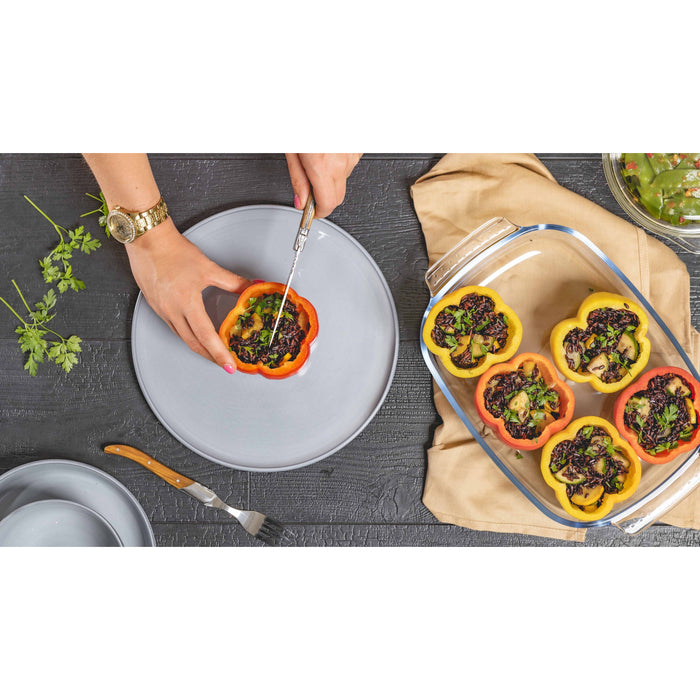 Sareva Ovenschalen - Hittebestendig glas - 2 | 2.7 | 3.8 liter - 3 delige set