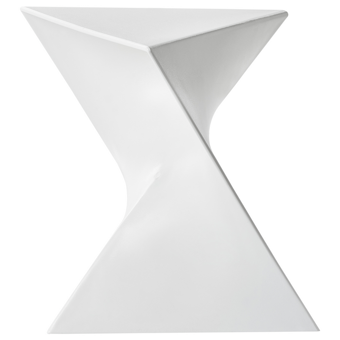 Beliani - PECOS - Bijzettafel - Wit - Synthetisch materiaal