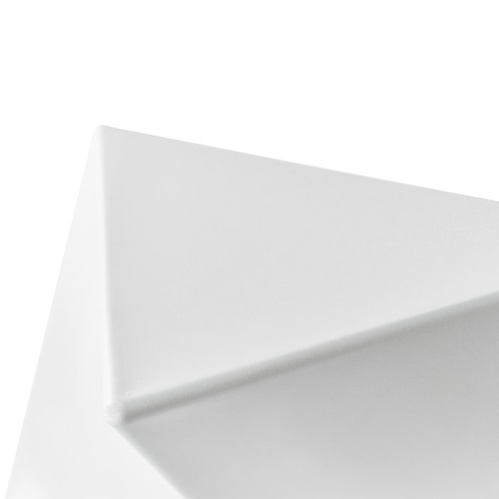 Beliani - PECOS - Bijzettafel - Wit - Synthetisch materiaal