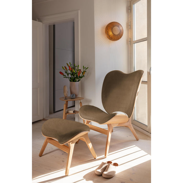 Umage A Conversation Piece voetenbank naturel eiken, Cognac
