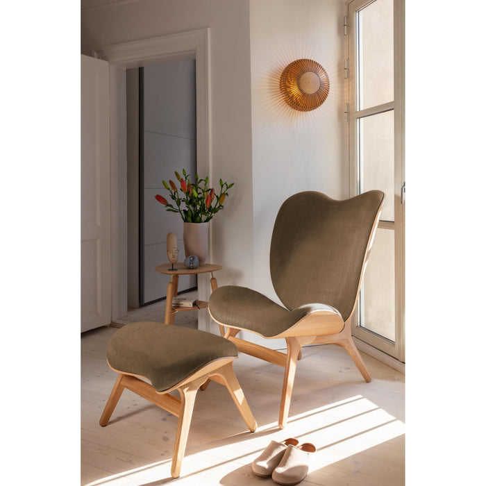 Umage A Conversation Piece Tall fauteuil naturel eiken, Teddy White