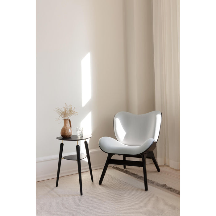 Umage A Conversation Piece Low fauteuil zwart eiken, White Sands