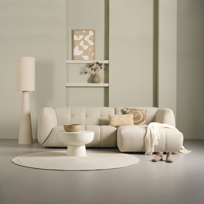 Bijzettafel Minden - Creme|Wit - Metaal