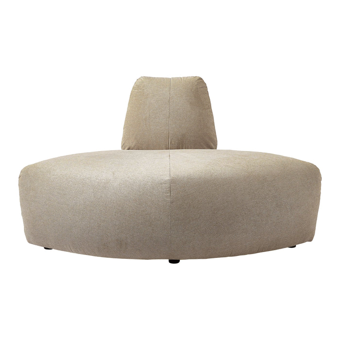 by fonQ Move 2,5-zitsbank - Ronding Rechts - Zand