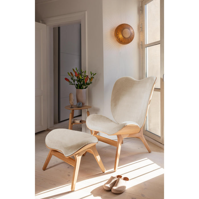 Umage A Conversation Piece Tall fauteuil naturel eiken, Sugar Brown