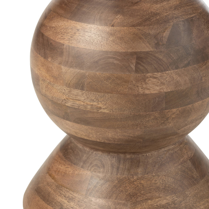 J-Line bijzettafel Candy - hout - bruin