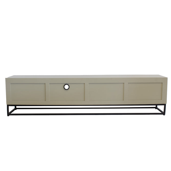 Giga Meubel - Tv-Meubel Taupe Mangohout - 210x42x50cm - Cervi