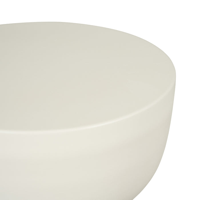 Bijzettafel Minden - Creme|Wit - Metaal