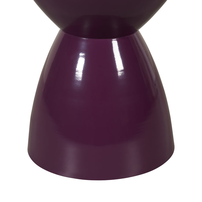 Bijzettafel Zapel - Bordeaux|Paars - Metaal