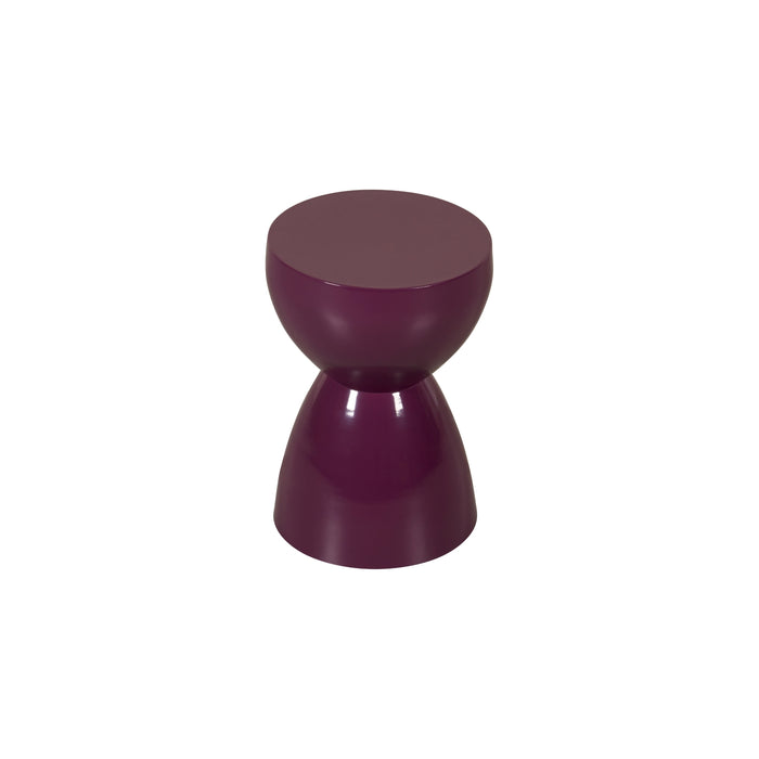 Bijzettafel Zapel - Bordeaux|Paars - Metaal