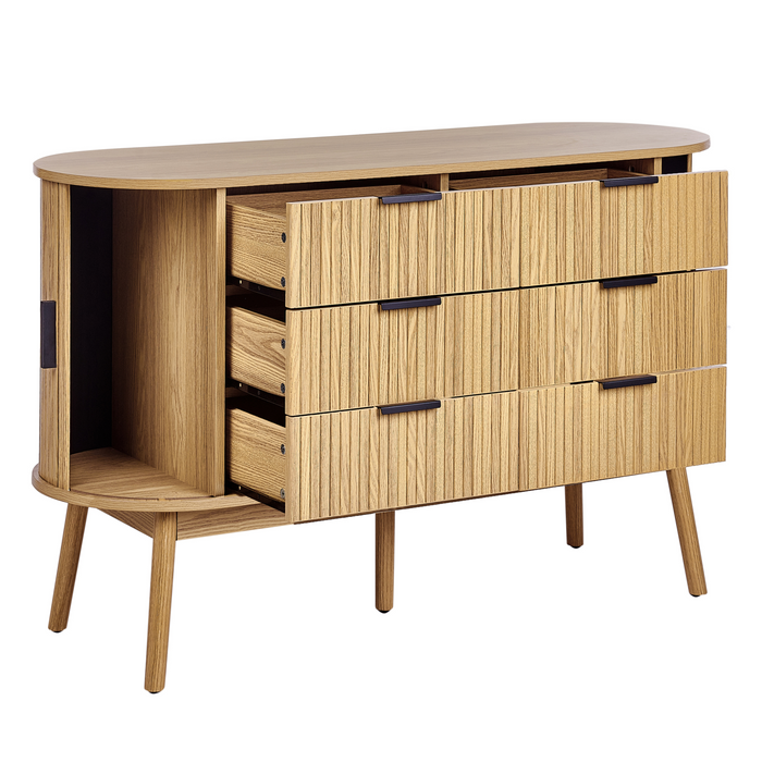 Beliani - SELAH - Dressoir - Lichthout - MDF