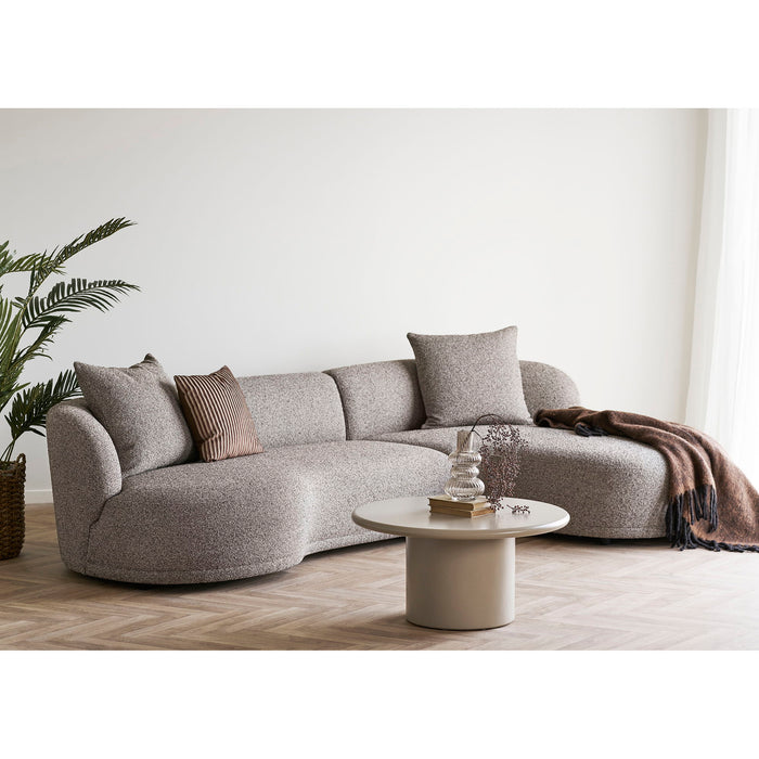 House Nordic - Chaise Longue Bank Rechts - Bruin - Kingston