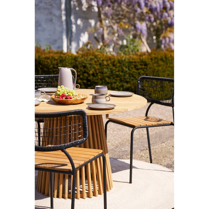 House Nordic - Vloerkleed Zandkleur kunststof - 180x180cm - Menorca