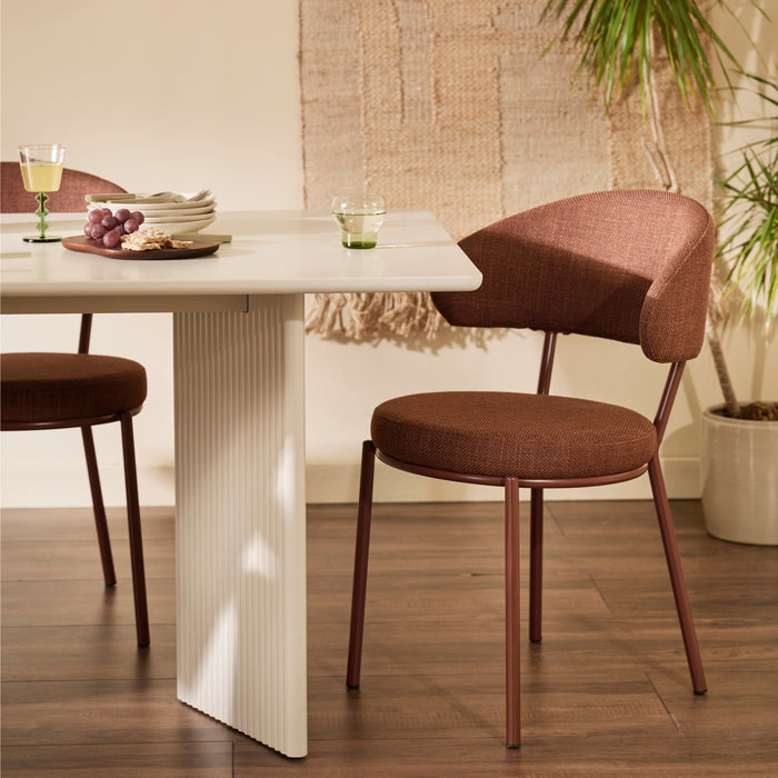 by fonQ Dot Eetkamerstoel - Terracotta