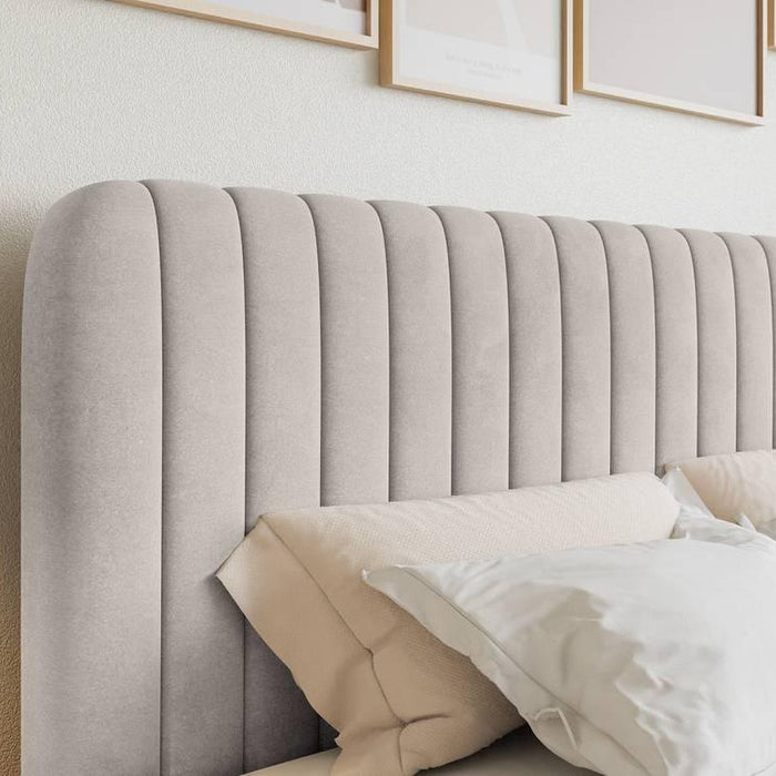 NADUVI Collection Boxspring Adrien velvet met opbergvak 160x200