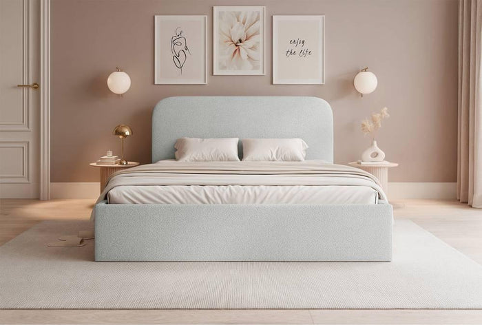 NADUVI Collection Bedframe Fia 140x200 chenille met opbergvak