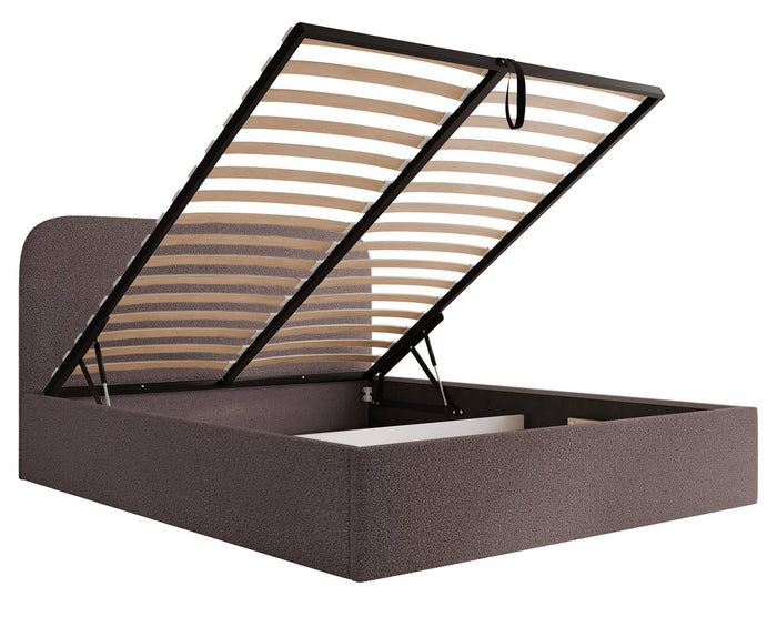 NADUVI Collection Bedframe Fia 180x200 bouclé met opbergvak