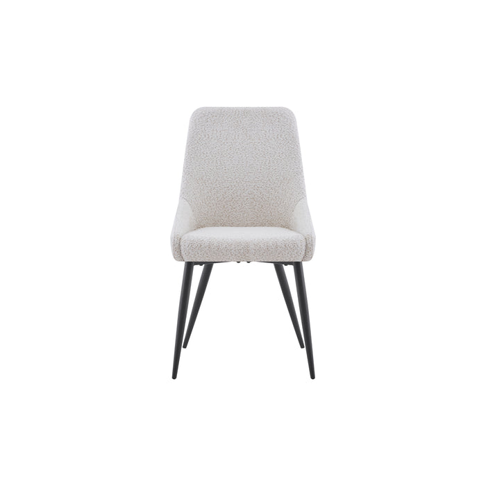 Furnihaus Eetkamerstoel Oscar Boucle Beige Set van 2