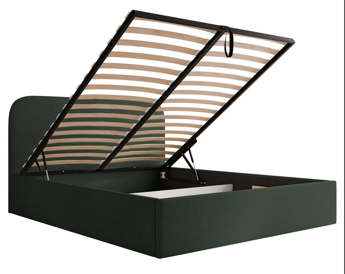 NADUVI Collection Bedframe Fia 160x200 chenille met opbergvak