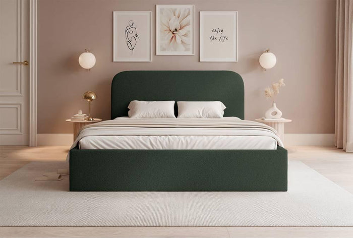 NADUVI Collection Bedframe Fia 180x200 chenille met opbergvak