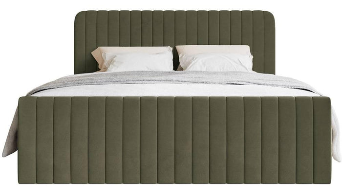 NADUVI Collection Boxspring Adrien velvet met opbergvak 200x200