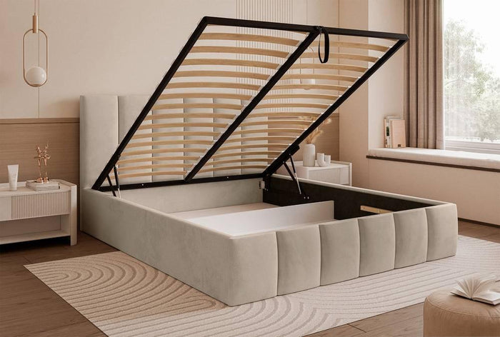 NADUVI Collection Bedframe Quinn 140x200 met opbergvak