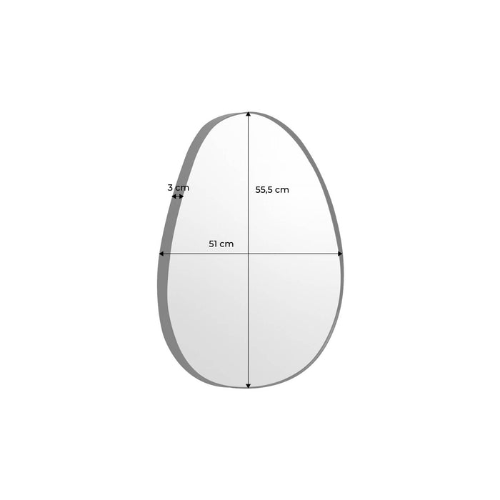 sweeek - Organische spiegel van metaal