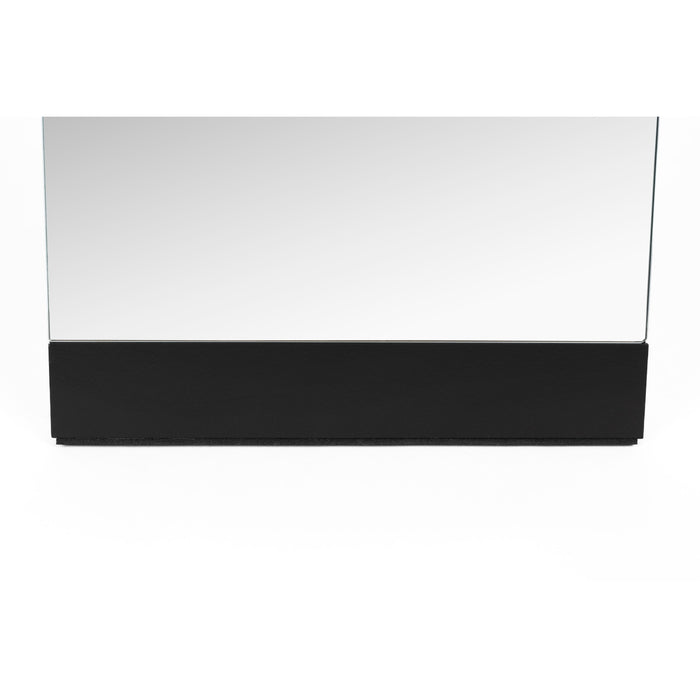 Housecraft Living Stand Vrijstaande Spiegel| Passpiegel Staand Zwart