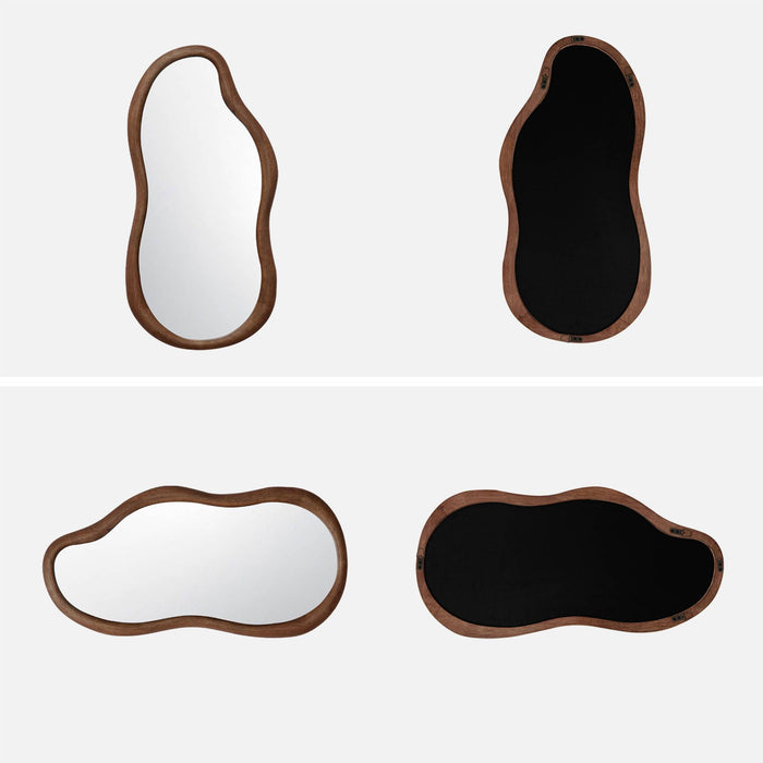 sweeek - Organische spiegel van heveahout