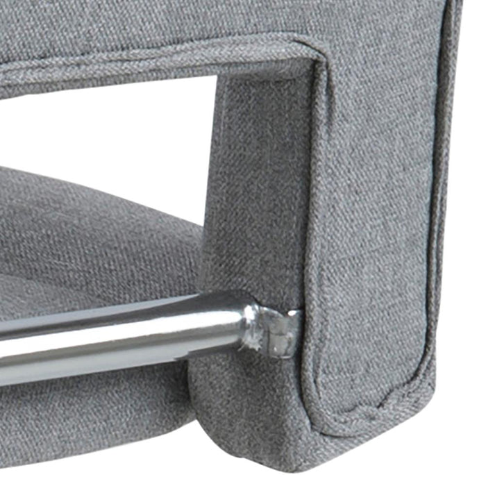 Giga Living - Barkruk Lichtgrijs|Zilver - Zithoogte 83cm - Wistad - Set van 2