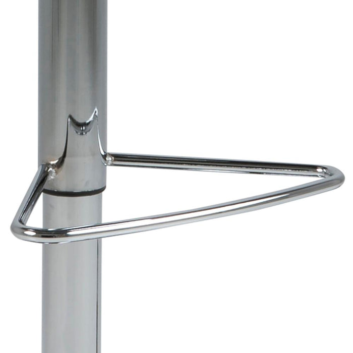 Giga Living - Barkruk Lichtgrijs|Zilver - Zithoogte 83cm - Wistad - Set van 2