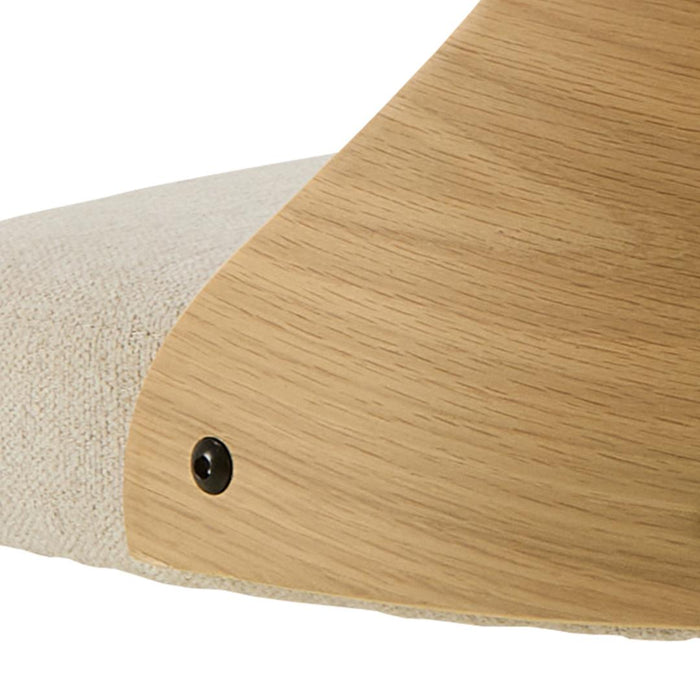 Giga Living - Barkruk - Beige Stof - Zithoogte 84cm - Lucas - Set van 2