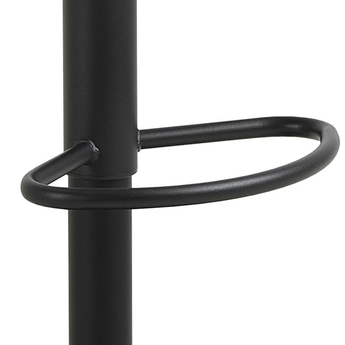 Giga Living - Barkruk - Zwart PU leer - Zithoogte 85cm - Muris