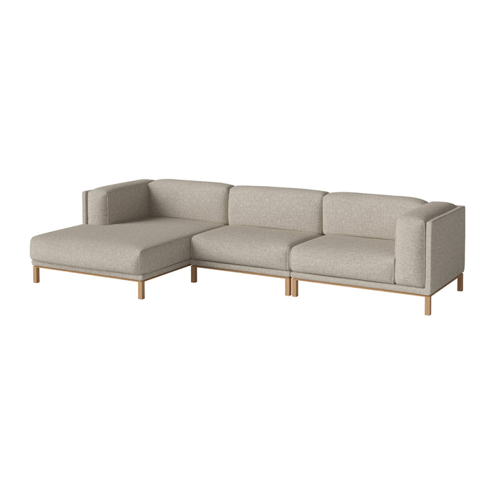 Bolia Cosy Hoekbank met Chaise Longue Links - Dark Beige