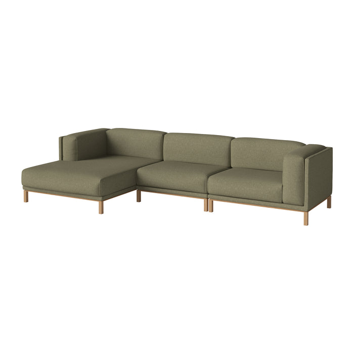 Bolia Cosy Hoekbank met Chaise Longue Links - Green