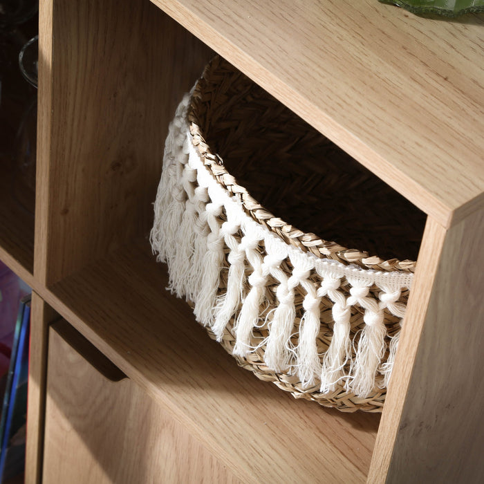 Calicosy - Kast met 3 deuren MODU - Houten effect H90 cm