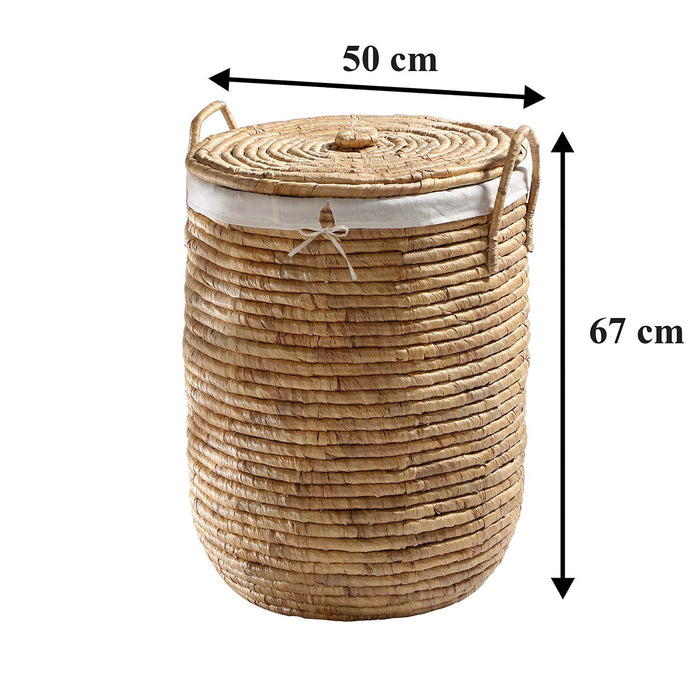 Calicosy - Wasmand met deksel - H65 cm