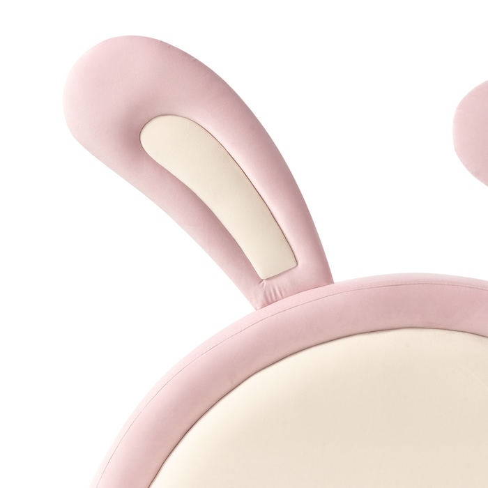 Beliani - LALLIAS - Eenpersoonsbed - Roze - 90 x 200 cm - Fluweel