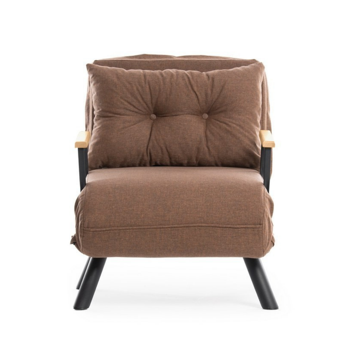 Calicosy - Slaapfauteuil SANDO - B67 cm - Bruin