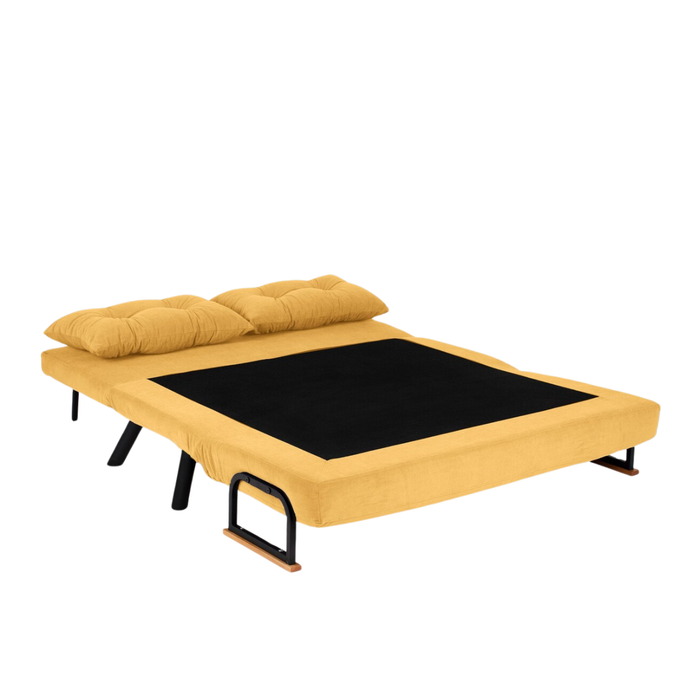 Calicosy - Slaapbank voor 2 personen - SANDO - Geel