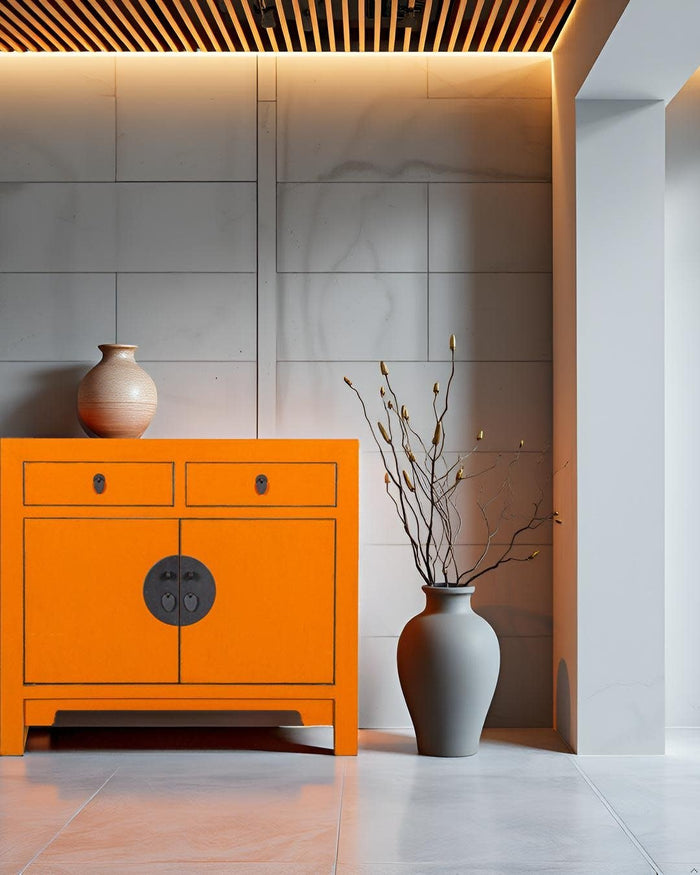 Fine Asianliving Chinese Kast Oranje Oasis-