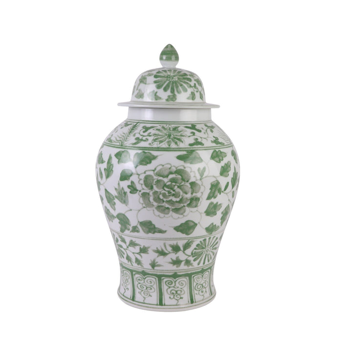 Fine Asianliving Chinese Gemberpot Porselein Groen