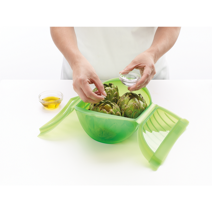 Magnetron Stoomkoker, Hoog 3-4 p. - Green