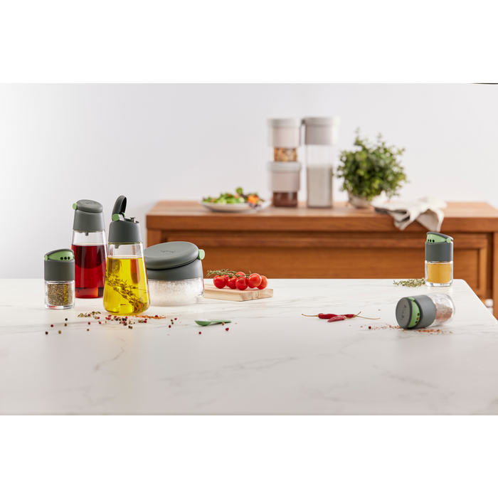 Zoutpot met Deksel - Grey