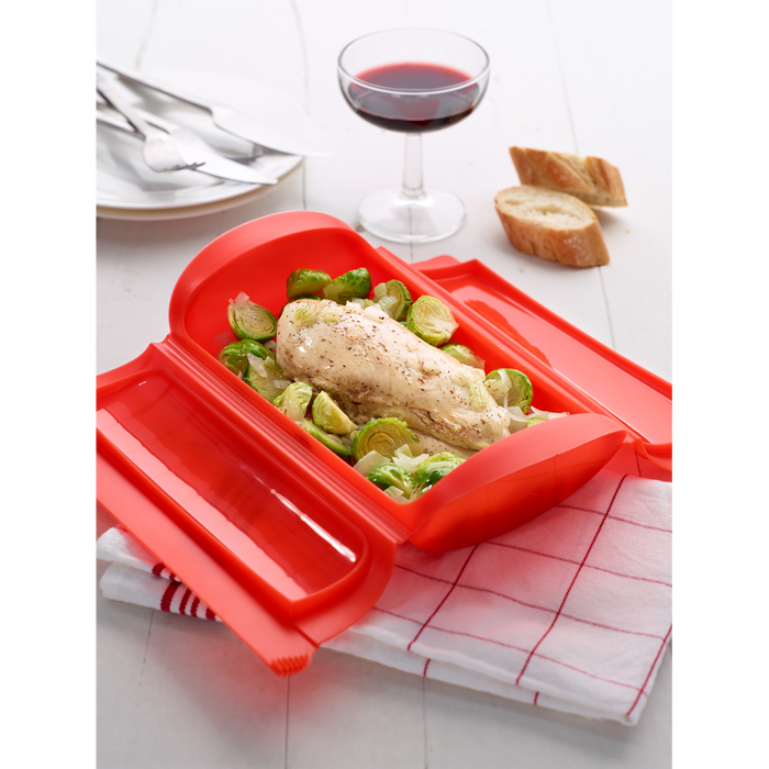 Magnetron Stoomkoker 1-2 p. - Red