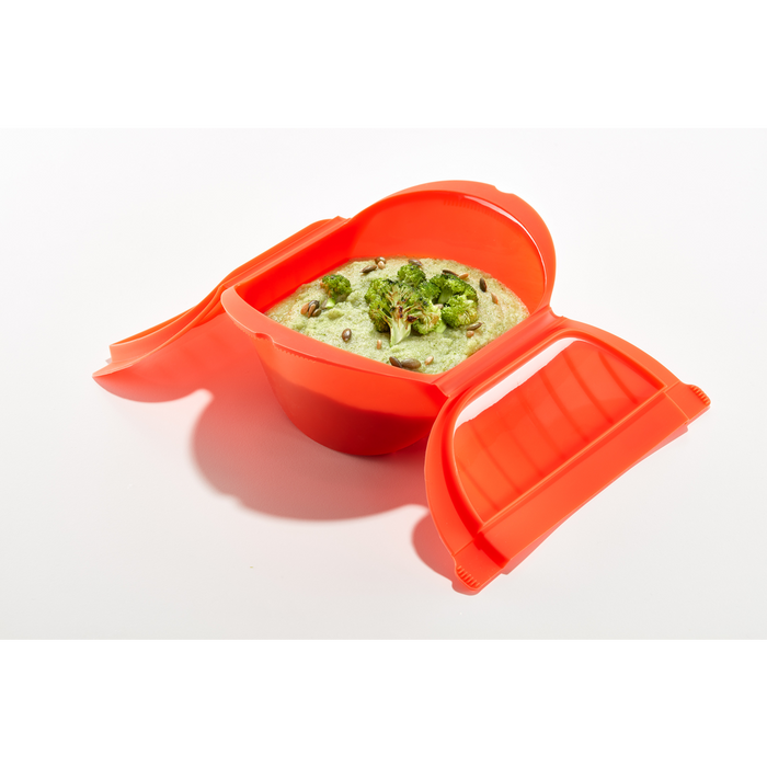 Magnetron Stoomkoker, Hoog 3-4 p. - Red