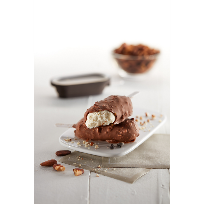 IJslolly Vormen klassiek, 4 st. met beker - Brown