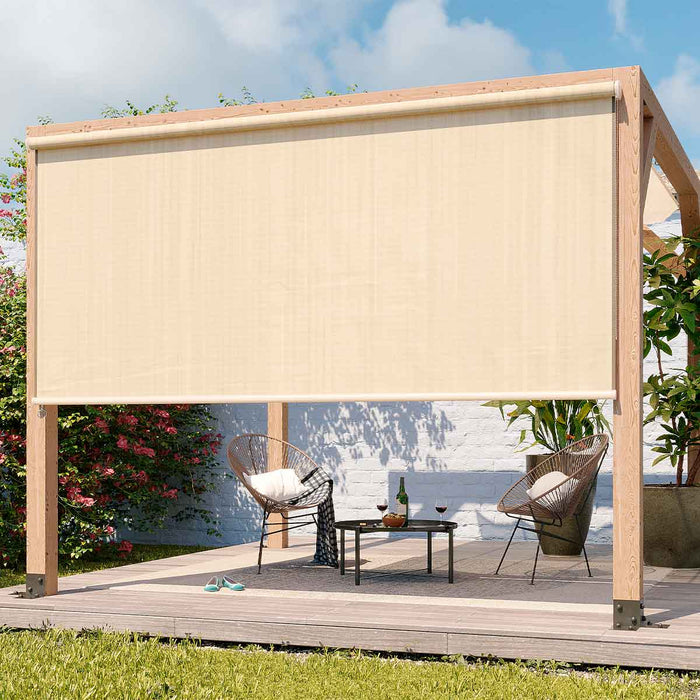 Platinum Rolgordijn breed 1,98 x 2,4m - Gebroken Wit