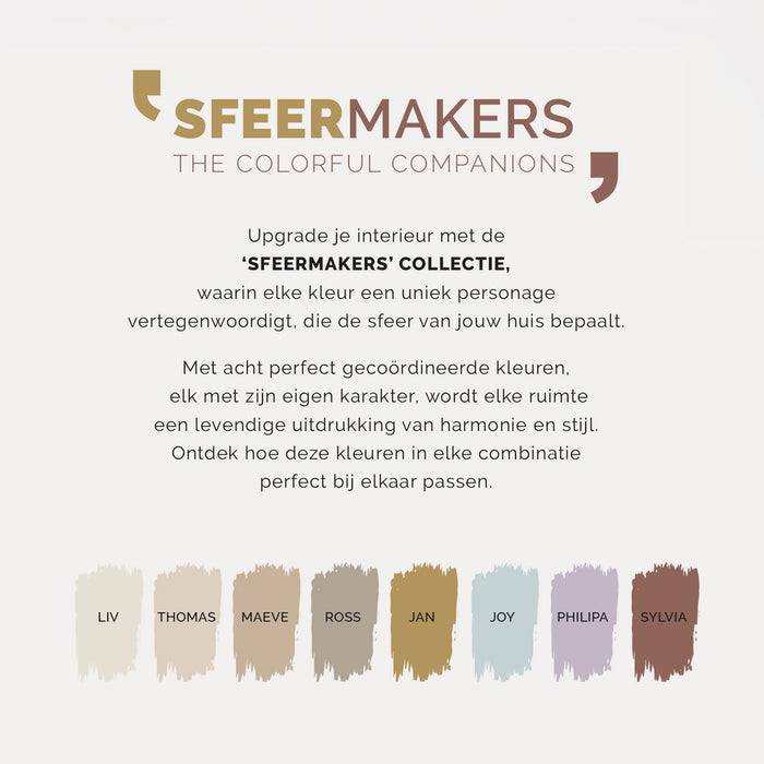 Spinder x Eva van de Ven 2,5L matte muurverf - Jan